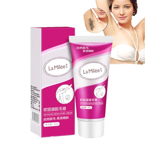 Crema depilatoria íntima para hombres y mujeres, crema depilatoria para zonas íntimas y sensibles, para todos los tipos de piel, depilación rápida y eficaz (1 unidad)