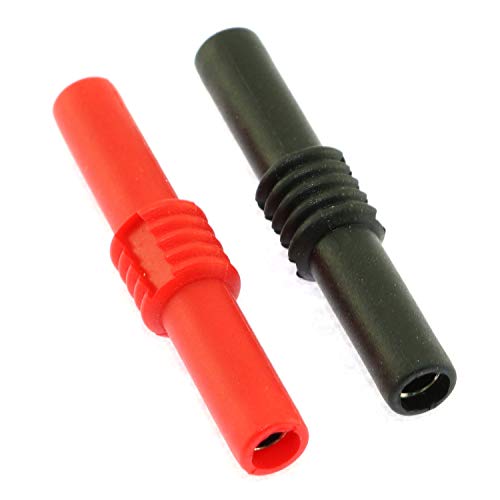 Adaptador de conector banana hembra 4mm, pack 4 unidades miniatura 3