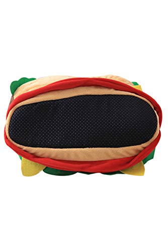 Plush Hamburger Cheeseburger Slippers Food Shaped Home Warm Shoes3