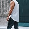 Litthing Canotte Atletiche da Uomo Senza Maniche Gilet Allenamento Bodybuilding Canottiere Maglietta Ad Asciugatura Rapida a Prova di Sudore Camicie da Palestra T-Shirt Runnig Sportiva Fitness #5