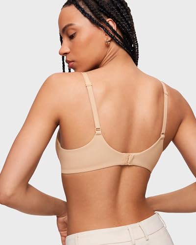 Image of INLYRIC Women's Push Up Bra Tshirt Demi Supportive Bras Underwire Plunge Padded Comfortable Inbarely Plus Collection