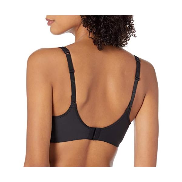 Bali-Womens-One-Smooth-U-Ultra-Light-Illusion-Neckline-Underwire-Bra-DF3439 Bali Women's One Smooth U Ultra Light Illusion Neckline Underwire Bra, Black,38DD