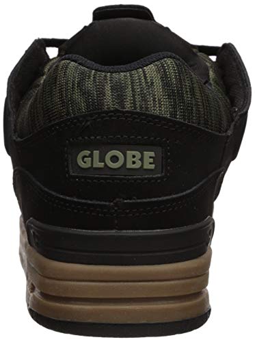Image of Globe Men's Fusion Shoe, Black /Olive /Knit, 10 Medium US