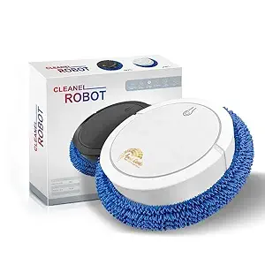AVANT GARDE Robot Rotary Mopping Automatic Vacuum Cleaner with UV Lamp,1200mAh Super Battery Life,one Button Start,encountering Obstacles,6cm Ultra-Thin Body,Powerful Cleaning Cloth