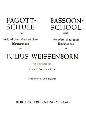 Fagott-Schule - Bassoon - BOOK