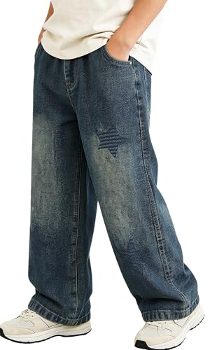 Jean baggy Y2k garçon pantalon denim coupe ample streetwear hip hop