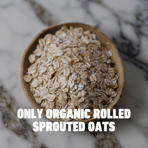Sun & Seed Organic Sprouted and Raw Rolled Naked Oats 250 g