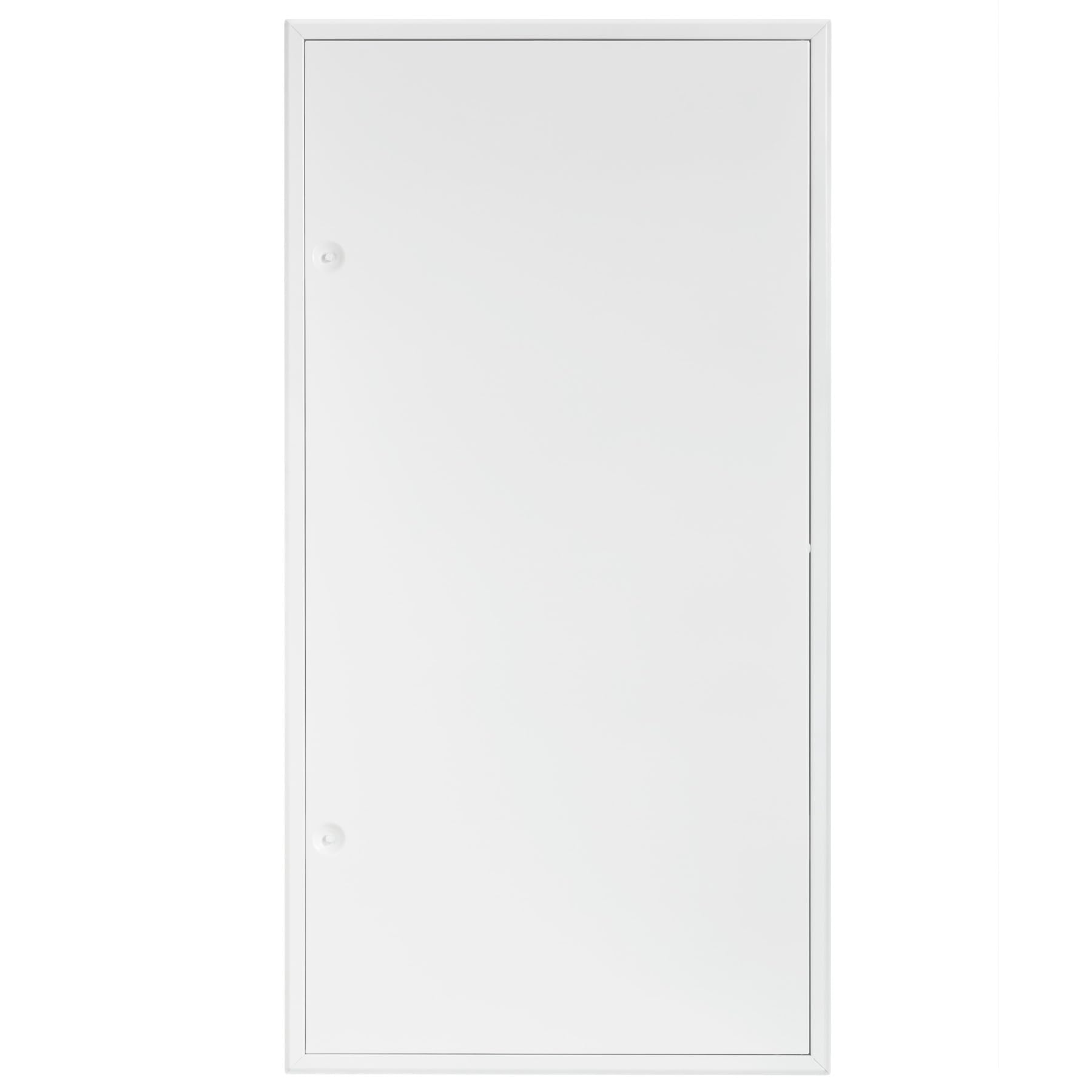 Revisionsklappe 50x100 cm Stahl - 1 mm starke Ausführung mit Vierkantschloss - weiß - MW multi werkzeug