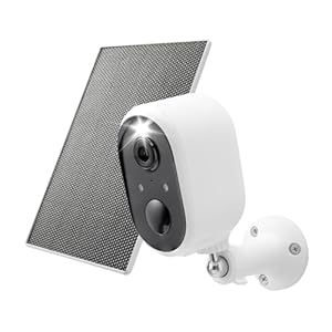 Solar Security Camera Outdoor Wireless, 2K Color Night Vision, Battery Powered PIR Motion Detection,2.4GHz WiFi Cameras for Home Surveillance, Light and Sound Alarm, 2-Way Audio