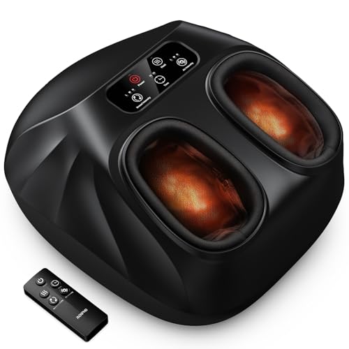 RENPHO Foot Massager Machine [2026 Upgraded], Shiatsu Foot Massager for Plantar Fasciitis, FSA Eligible HSA Store Eligible, Plantar Fasciitis Massager for Men Women Mom Dad, Up to Size 14, B
