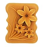 Longzang S498 Flower Morning Glory Silicone Soap Mold, Pink