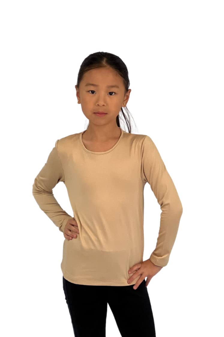 tex leaves Camiseta Interior Térmica para Niños Unisex - Cuello Redondo