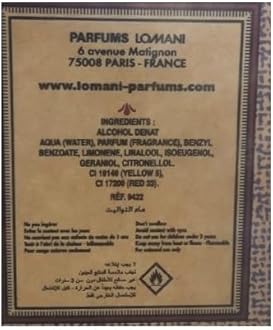 Lomani Paris El Paso Eau De Toilette For Men, Spicy Scent, 100ml