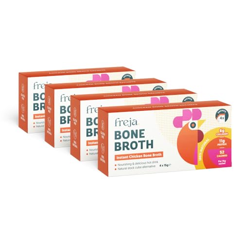 Freja Chicken Bone Broth, 4 Boxes