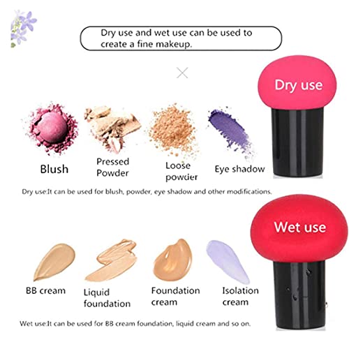 Image of SUNISA Professional Beauty Blender Soft Powder Puff With Storage Case For Makeup, Beauty,Foundation (Pink)