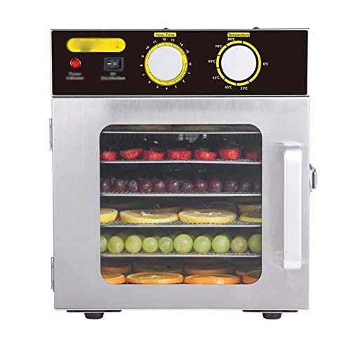 Food Dehydration Dryer Stainless Steel Dried Fruit Machine Household and Commercial Dry Food Vegetable and Fruit Dried Meat