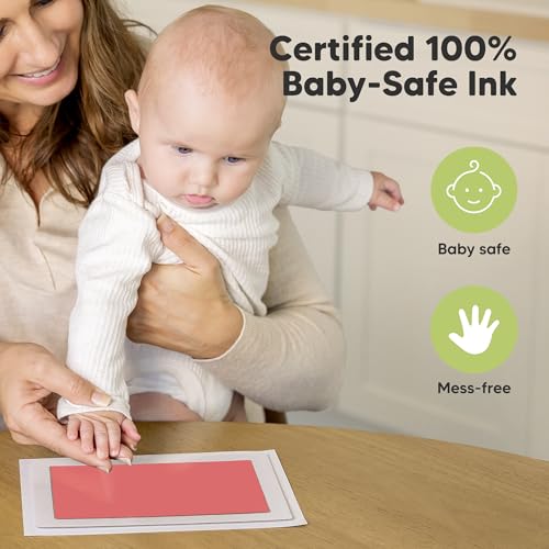image for KeaBabies 1-Pack Inkless Baby Hand and Footprint Kit - Mess Free Ink P