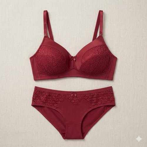 Image of Women's Everyday Cotton Bra | Medium Coverage | Non-Padded Bra | Non Wired | Seamless Moulded Cups | Anti Bacterial Tech | Keeps You Fresh | No Slip Soft Straps | (Flora Set)