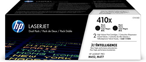 Toner HP 410X CF410XD noir pour imprimer vos dossiers de réunion volumineux sans interruption