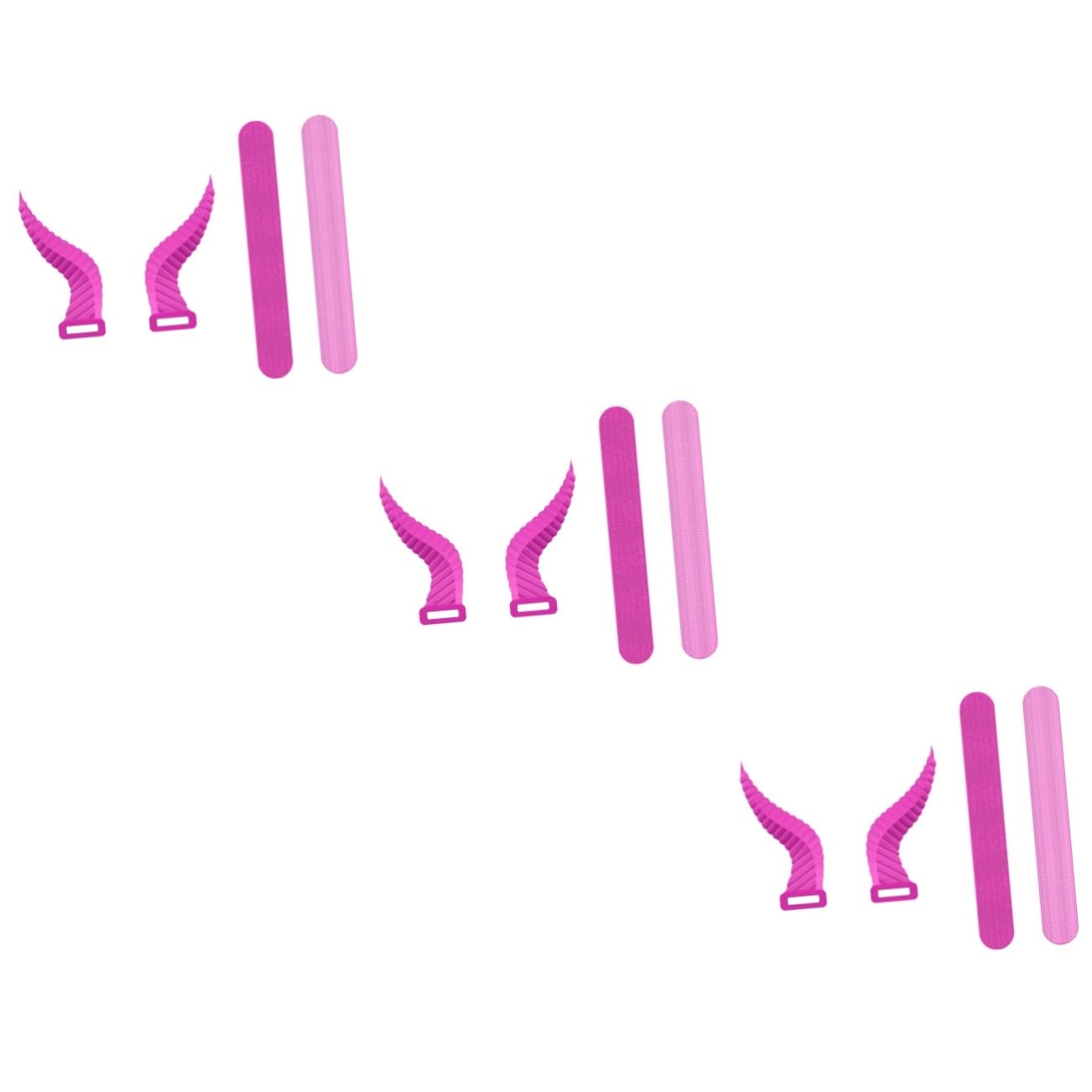 Gatuida 3 Pairs Earphone Horn Decoration Devil Headband Decor Demon Headphone Attachment Headphone Horn Attachment Halloween Decor Demons Horns for Headphones Cute Accessories