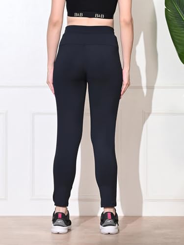 Image of FITINC Premium Trackpant with Zippers Pockets for Women - Best for Gym, Yoga, Workout and Casual Wear