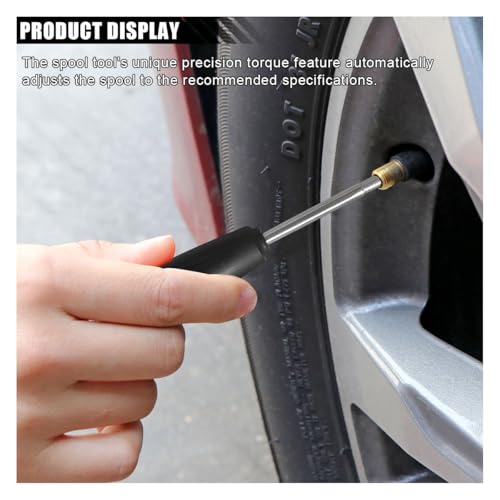 Image of KITUREK Valve Core Torque Tool, Valve Core Removal and Installation Tool, Single Head Tire Repair Tool to Avoid TPMS Damage (2PCS)