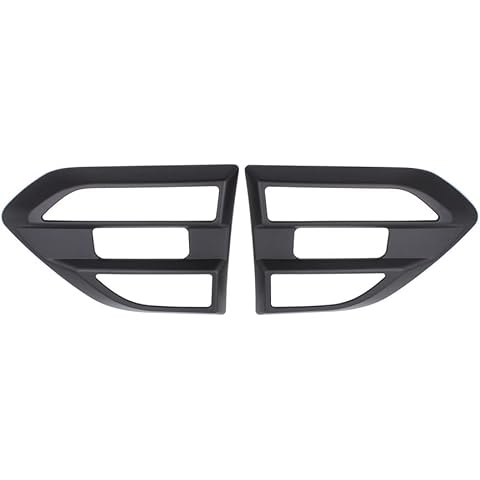 Side Vent Cover Side Wind Lamp Cover ABS Black Matte Decoration Protection Accessories For Ford Ranger T7 T8 2015-2019 4x4 Parts Cover