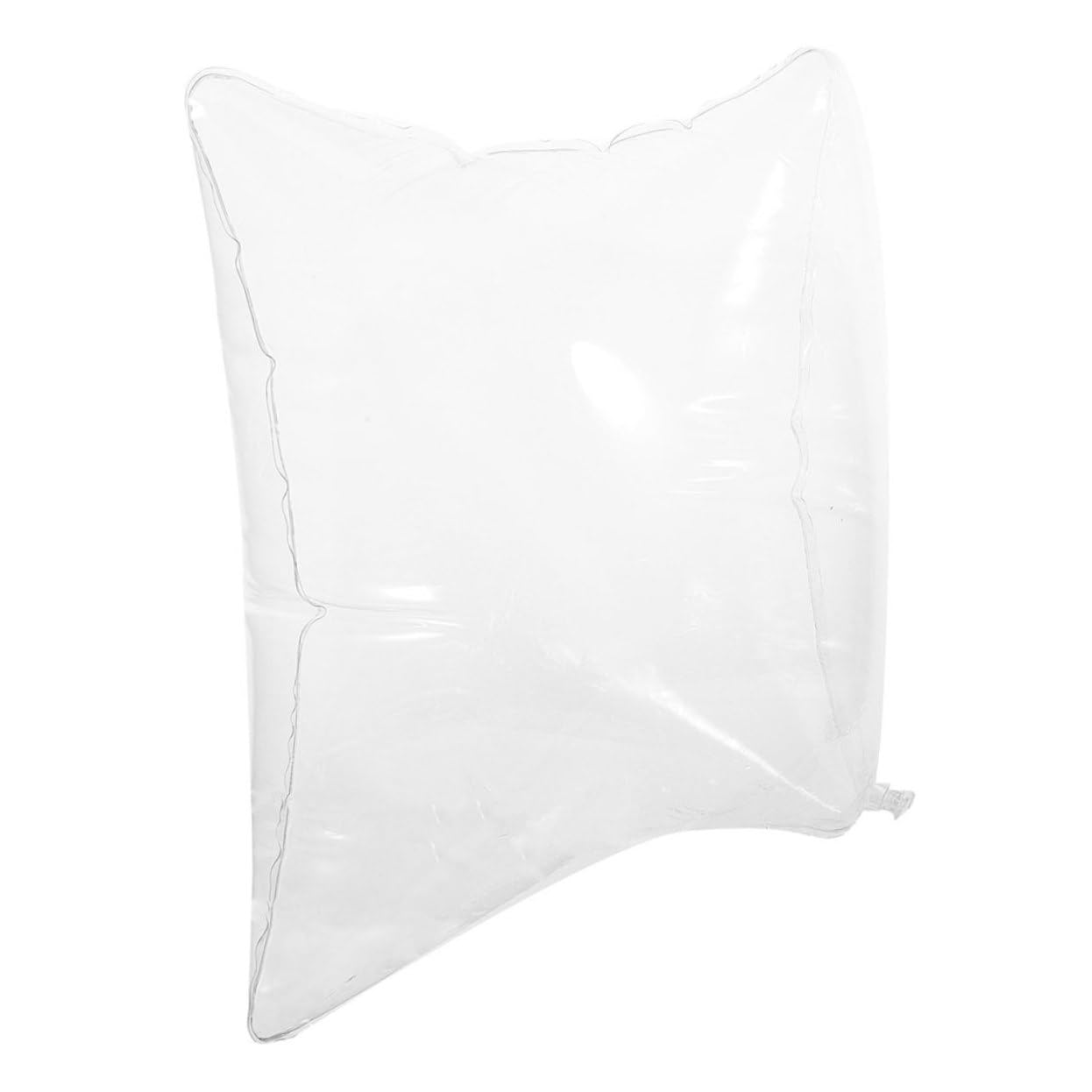 JECOMPRIS Transparent Inflatable Cushion Camping Pillow Insert Ergonomic Design for Comfort Easy to Inflate Portable for Travel for Sofa Outdoor Use