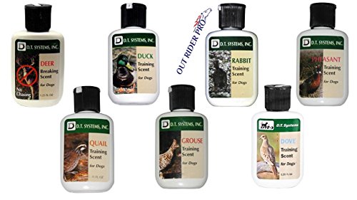 D.T. Systems Training Scent for Pets, 1-1/4-Ounce All 7 Flavors with Free Out Rider Pro Premium Water Bowl Silicone (Portable) Collapsible for Traveling and Hunting and Premium Golden Whistle 120DB - Thumbnail 6