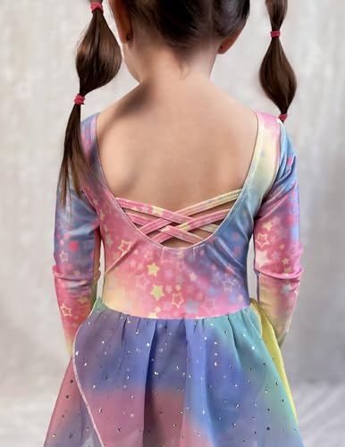 Image of Arshiner Kids Girls Classic Long Sleeve Leotard Dance Ballet Dress