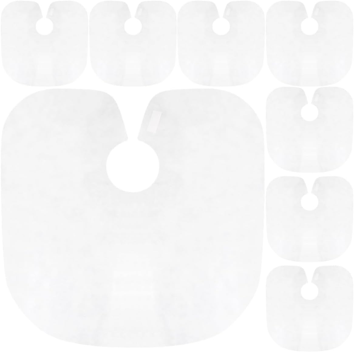 PRETYZOOM 15pcs Disposable Hair Cutting Capes Nonwoven Material Gentle on Light-colored Barber Capes for Hair Coloring and Perming Treatments Salon Use
