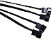 Cavo adattatore di raffreddamento a 4 pin Molex a 3 vie, splitter, per ventola di computer / ventola CPU/Ventilatori di raffreddamento Minier Nice e Attrayant