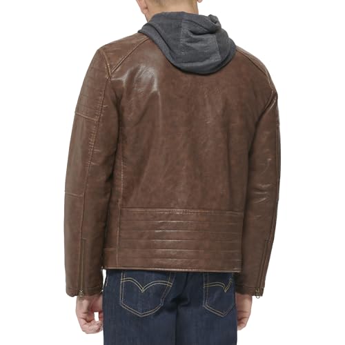 Image of Levi's Men's Faux Leather Racer Jacket