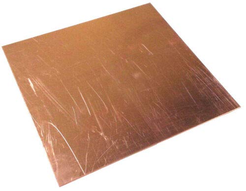 1 Pc of COPPER SHEET/PLATE 1/8 (.125) x 4 x 12