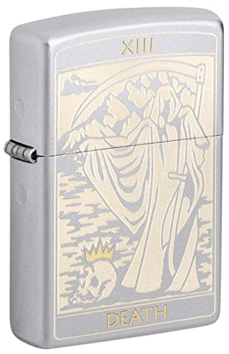 Encendedor Zippo Tarot Card 13 Death Satin Chrome miniatura 1