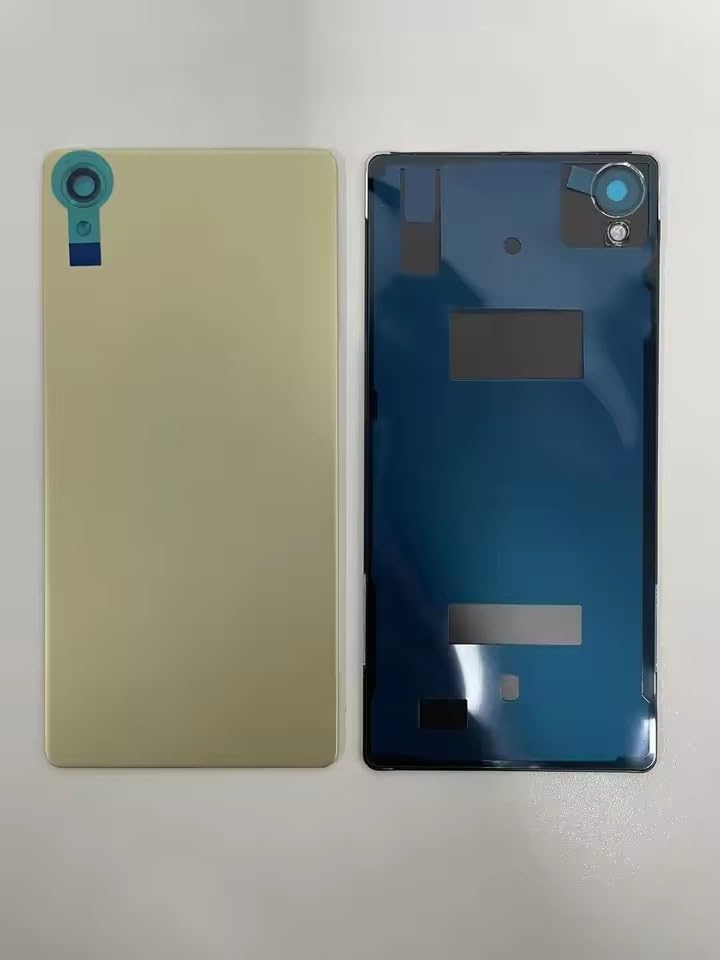 YOOOKOOO Compatible Rear Back Cover for Sony Xperia X F5122 F5121– Battery Door Housing Replacement Part (Silver)