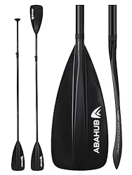 Abahub 2 en 1 Kayak Remo Paddle Surf Aluminio Pala...: USO VERSÁTIL PARA SUP & KAYAK: Esta paleta de 4 piezas se puede convertir fácilmente en una paleta de kayak (2 anillos de goteo incluidos) o una paleta de SUP. El sistema de sujeción y bloqueo antigiro evita que se afloje en el agua y flota tanto en ...