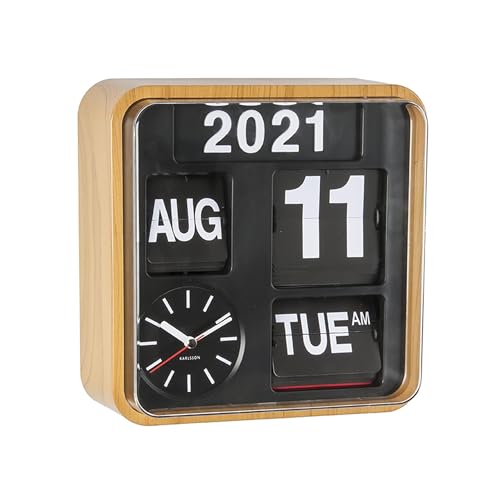 Karlsson - Orologio da parete con calendario a palette Wood