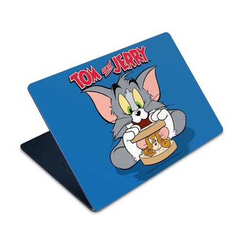 Autocollant MacBook Air 15 M2 Tom and Jerry idéal pour personnaliser votre laptop au café
