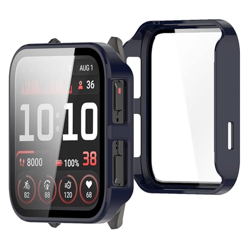 BUITFOU For GARMIN Venu X1 �J�o�[ GARMIN(�K�[�~��) Venu X1 �P�[�X�Ή� �����^ PC+�K���X�f�� ��̌^ �S�ʕی� �����^ �����ȒP �ϏՌ� �����ߗ� �w��h�~ ���h�~�i�u���[�j