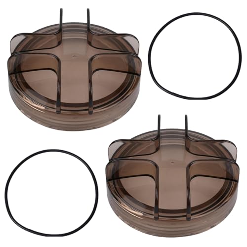 FRYSKY 2 Cubiertas de Tapa de Bomba de Filtro de Arena para Piscina, Mantenimiento eficiente de la Piscina Hecho fácil con una Tapa Transparente para Filtro de Piscina, Tapa de Filtro de Bomba