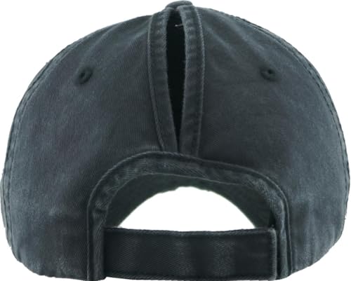 Image of Classic Plain Ponytail Messy High Bun Headwear Adjustable Cotton Trucker Mesh Glitter Hat Baseball Cap