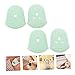 LIOOBO 2 Pairs Silicone Thumb Protective Covers Kalimba Finger Fingertip Protectors Flexible Reducing Finger Guards for Thumb Piano Players and Comfortable