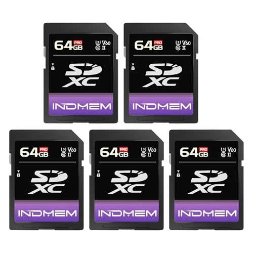 64GB SDJ[h5pbNAUHS-II V60 U3 SDXC[J[hAő280MB/b̍ǂݎBV60[J[hAvtFbViJ4K/6KrfIpB