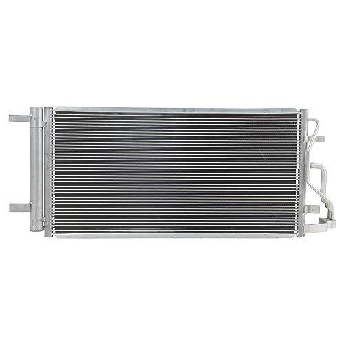 Image of TRQ A /C Condenser and Receiver Drier Assembly Compatible with 2017-18 Hyundai Elantra Sport and Eco