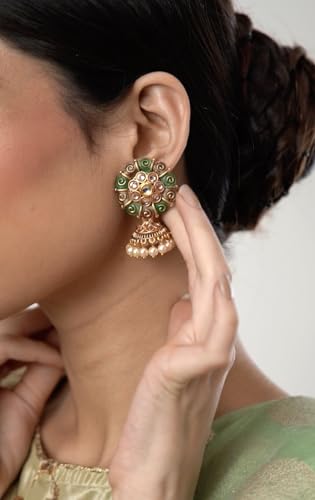 Chandbali Ethnic Earrings - Trendy Design