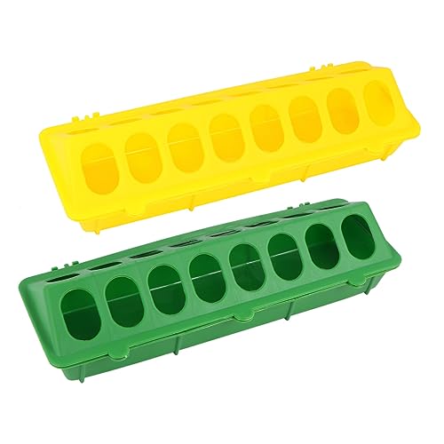 COLLBATH Plato de Alimentación para Palomas Paquete de 2 Casa para Palomas Caja de Comida para Palomas Comedero para Pájaros Seguro Y Saludable para Pájaros