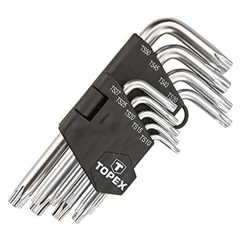 9 pcs 5 Points Star Key, Short, Sizes TS10, TS15, TS20, TS25, TS27, TS30, TS40, TS45, TS50 Cover