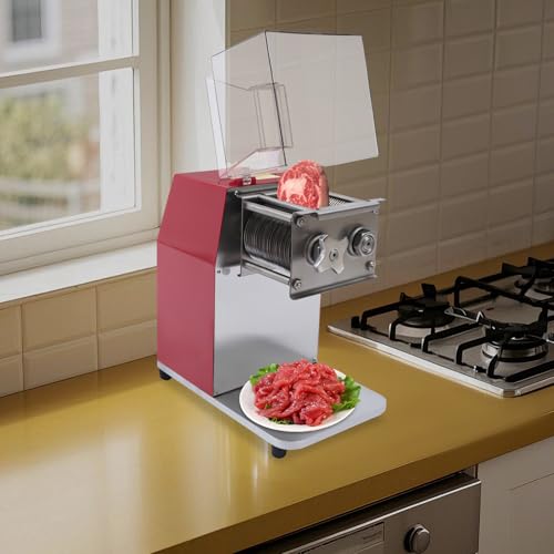 Máquina Eléctrica Cortadora de Carne 1100W Acero Inox miniatura 4