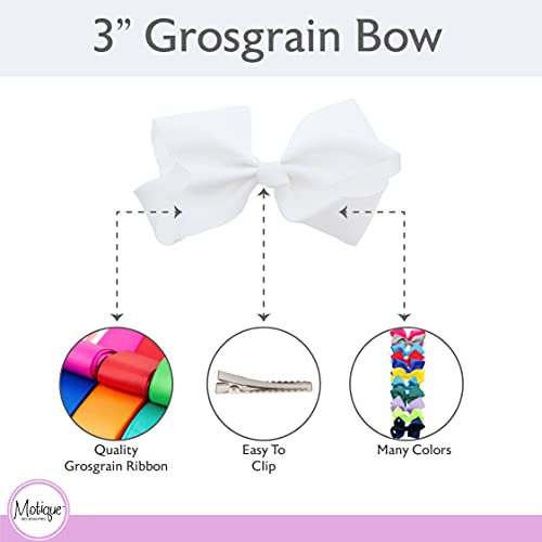 Lazos de Grosgrain 3 Pulgadas para Niñas - Paquete de 2 miniatura 3